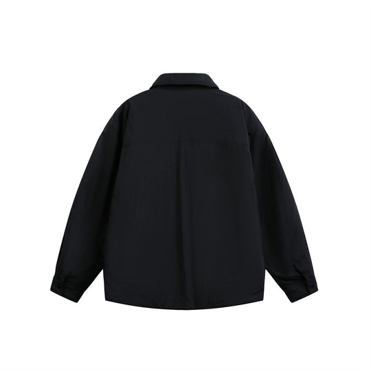 Herren Wattierte Hemdjacke mit Kontrast-Karotasche Shop Nory