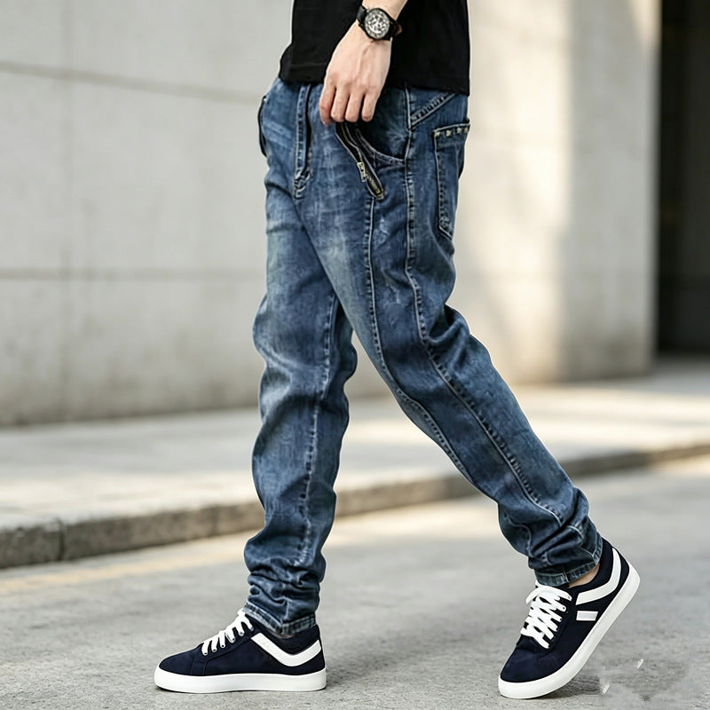 Herren Bequeme Cargo Jeans mit seitlichen Taschen Shop Nory