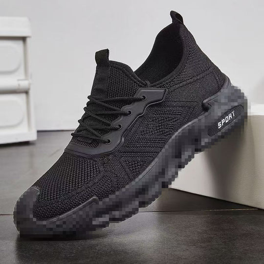 Herren Leichter Strick-Running-Style Sneaker mit gepolsterter Plateau-Sportsohle Shop Nory