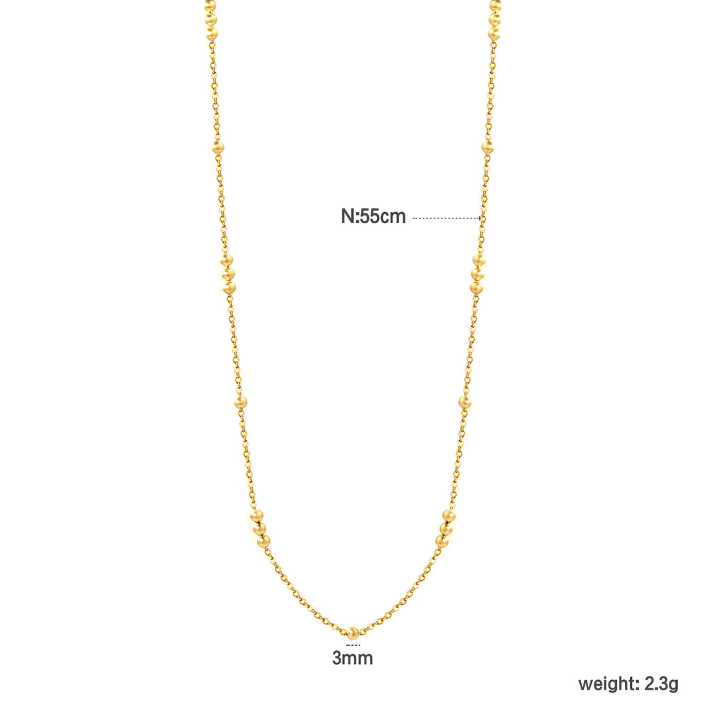 Damen elegante Halskette mit goldplattiertem Design und feinen Perlenakzenten Shop Nory