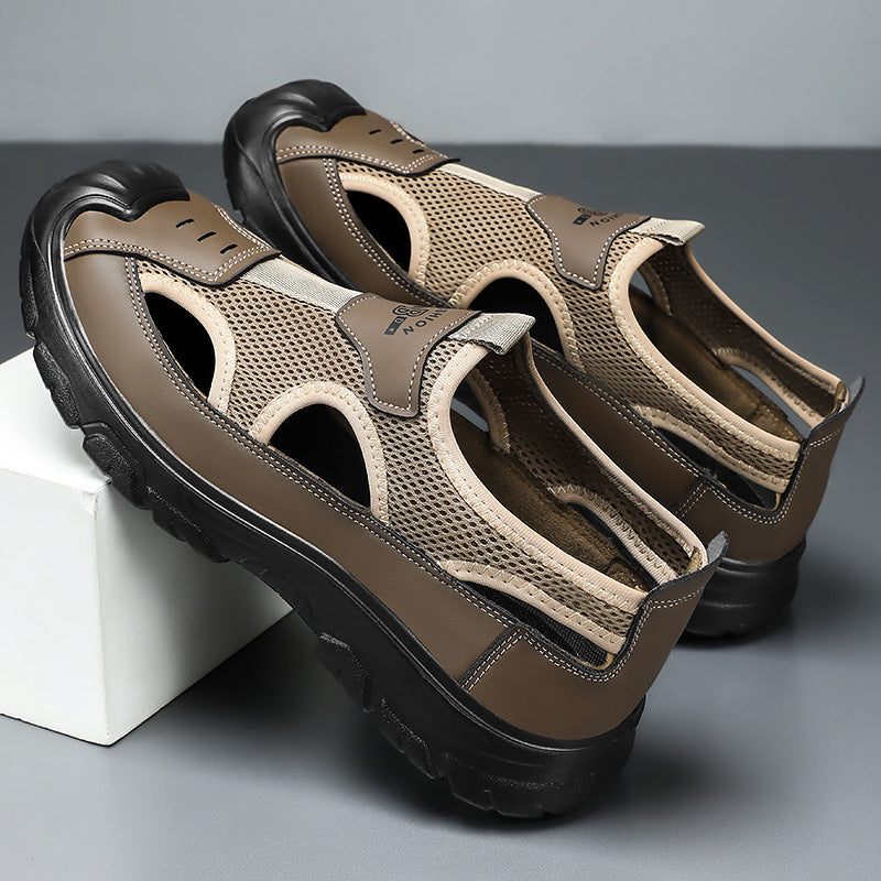 Herren nan atmungsaktive Outdoor-Sandale mit stoßdämpfender Sohle und verstärktem Zehenschutz Shop Nory