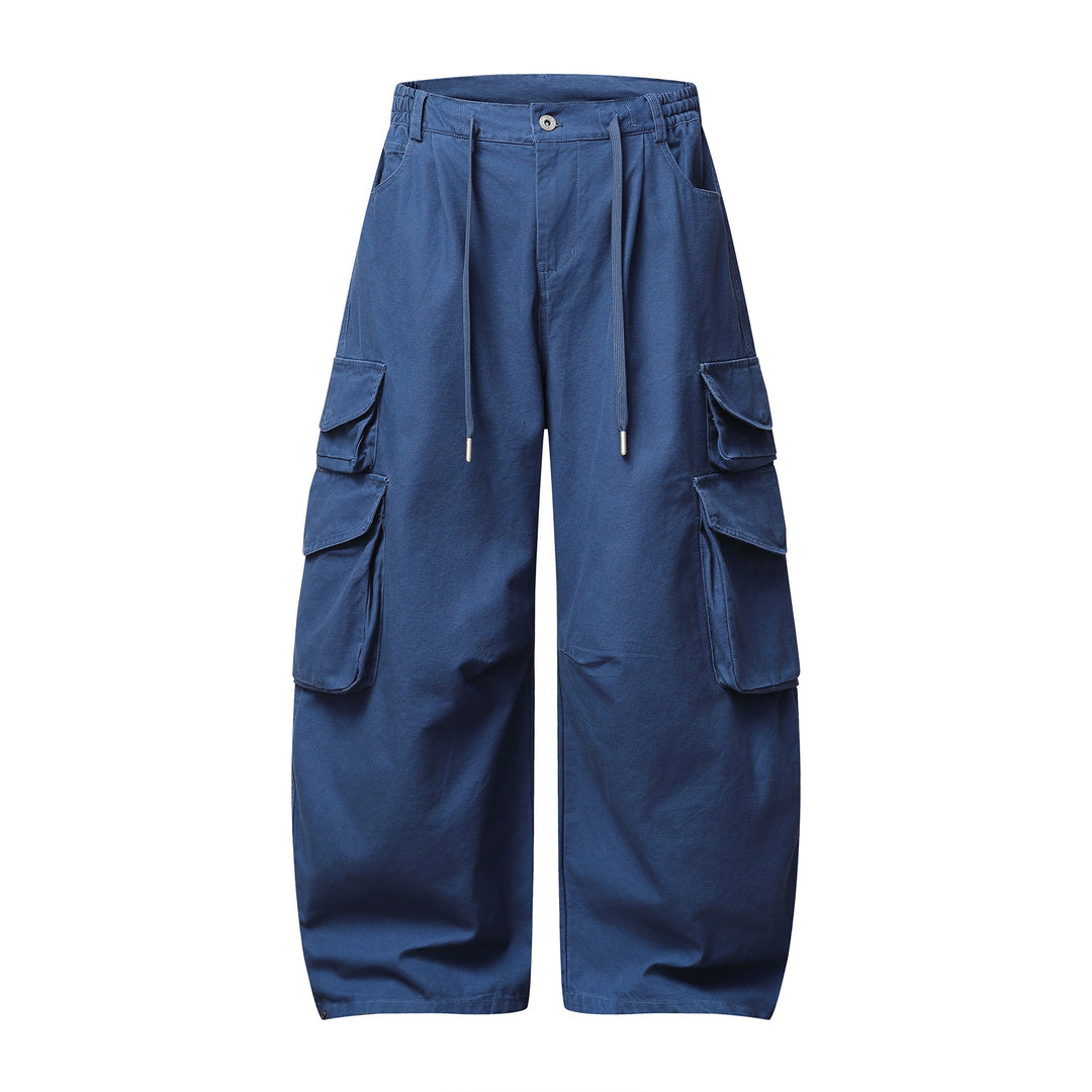 Damen Utility-Cargo-Culotte mit weitem Bein, elastischem Bund und Pattentaschen Shop Nory
