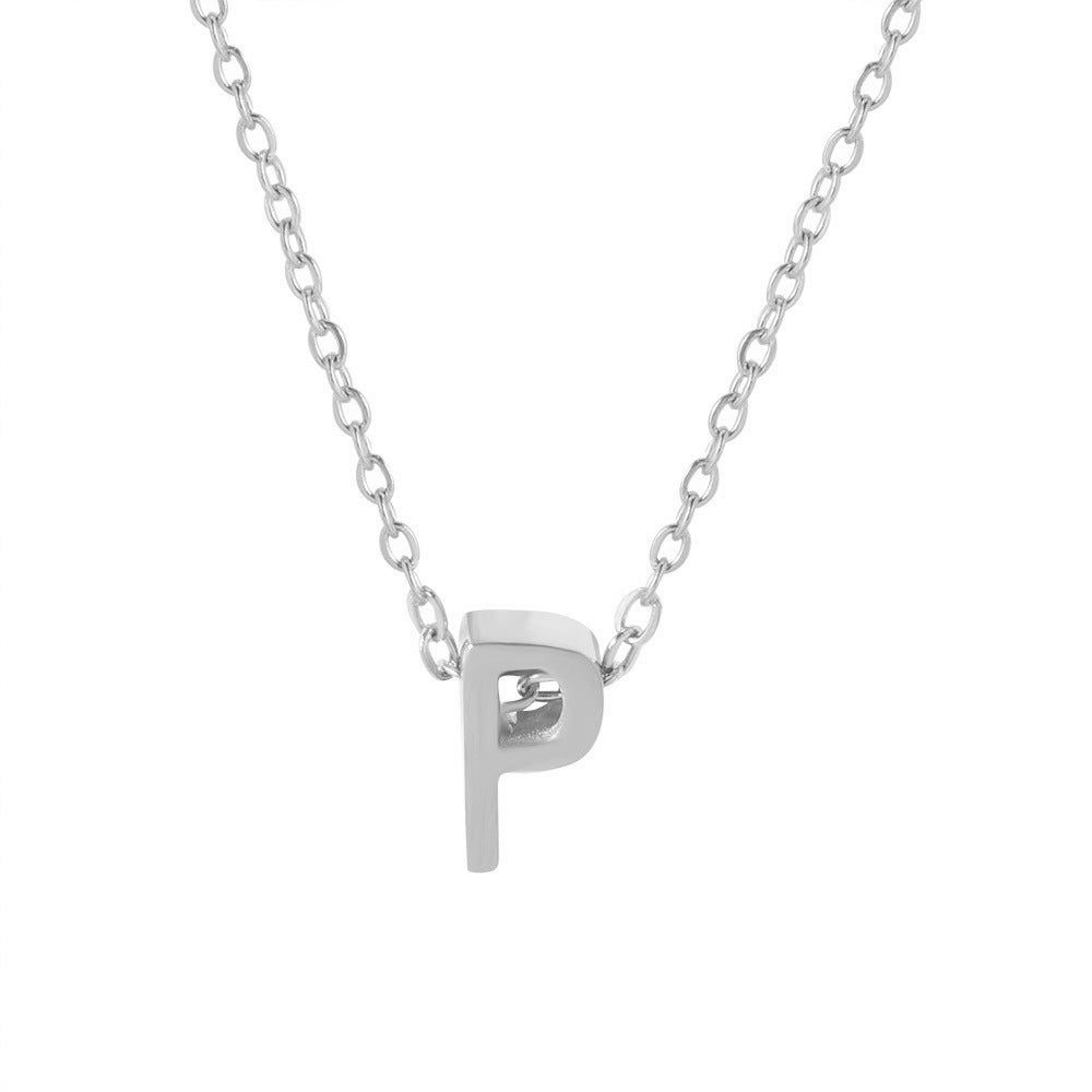 Damen personalisierte Initial Anhänger Halskette Shop Nory