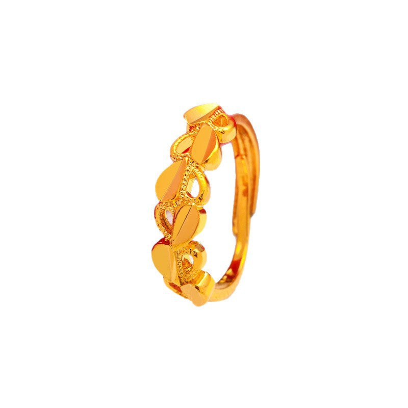 Damen eleganter Ring mit floralen Elementen Shop Nory