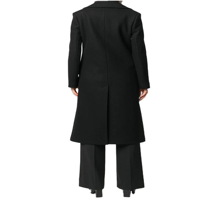 Damen Doppelreihiger Mantel im Military‑Look mit goldenen Zierknöpfen Shop Nory