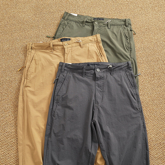 Herren Chino-Hose mit elastischem Bund und praktischen Eingrifftaschen