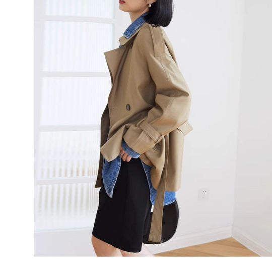 Damen Modische Trenchjacke Shop Nory