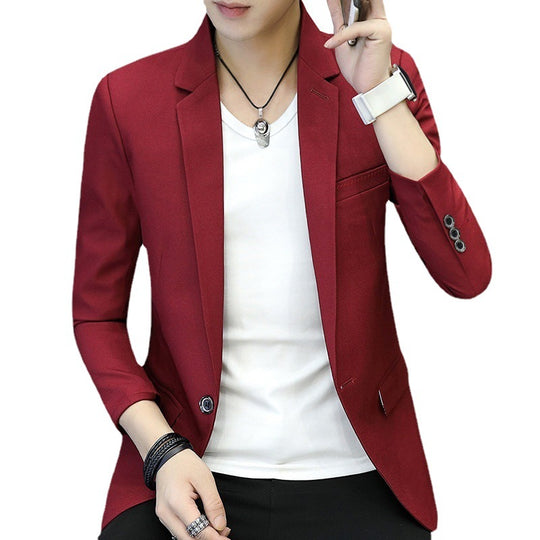 Herren Slim‑Fit Casual‑Sakko mit schmalem Revers und leichter Stretchqualität Shop Nory