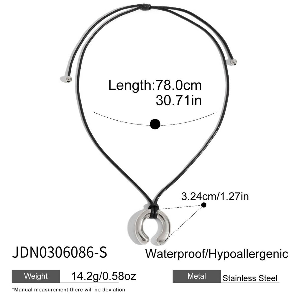 Damen Halskette mit einzigartigem Anhänger und verstellbarem Design Shop Nory