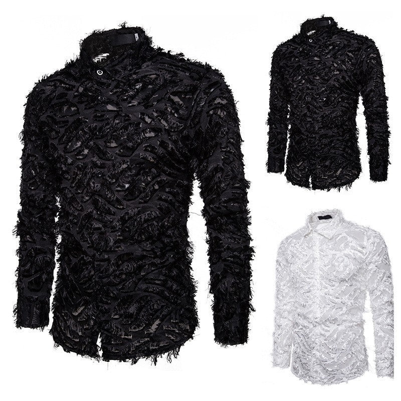 Herren Modisches Hemd mit strukturiertem Design