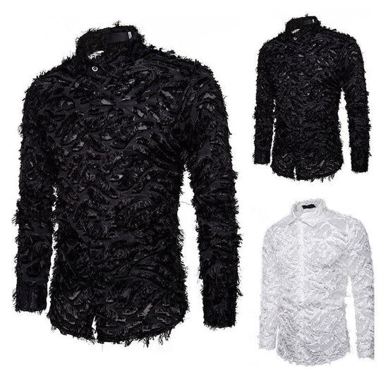 Herren Modisches Hemd mit strukturiertem Design