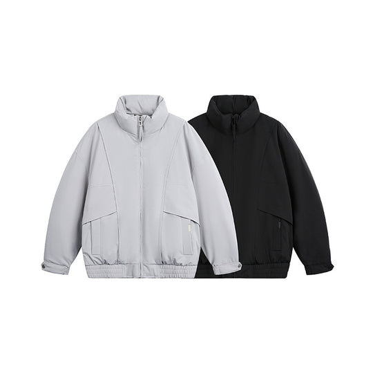 Herren Leichte Winddichte Urban-Utility Bomberjacke mit Stehkragen und elastischem Saum Shop Nory