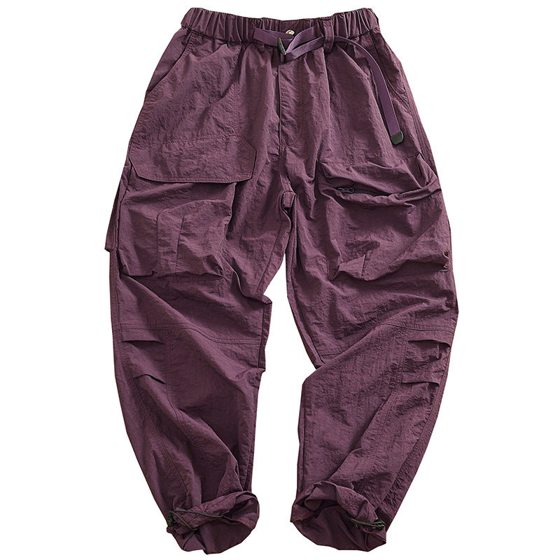 Damen Cargo-Hose mit elastischem Bund und multifunktionalen Taschen