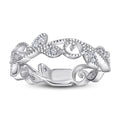 Damen Verlobungsring Set mit elegantem Wellen-Design und funkelnden Zirkonia Shop Nory