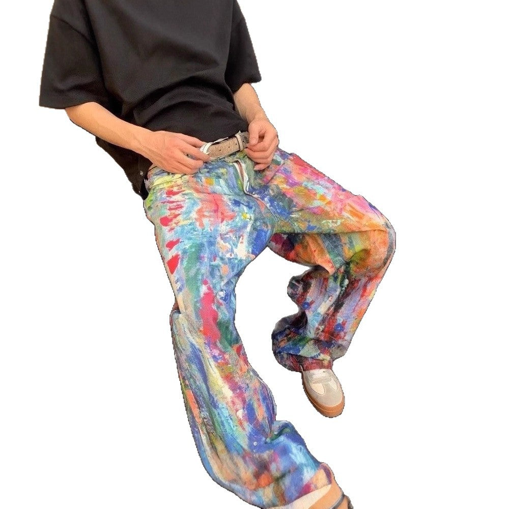 Damen Artistic Baggy-Jeans Shop Nory