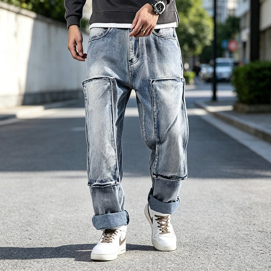 Herren Moderne Cargo-Jeans Shop Nory