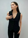 Damen Maßgeschneiderte Elegante Weste Shopnory