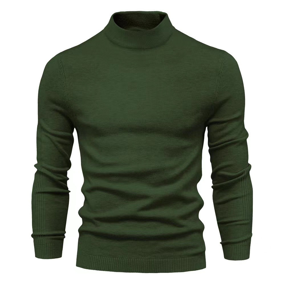 Herren stilvoller Rollkragenpullover aus weicher Merinowolle ShopNory
