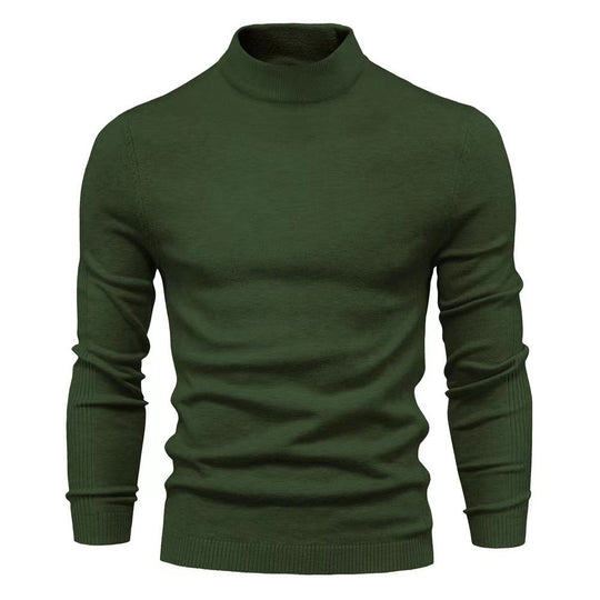 Herren stilvoller Rollkragenpullover aus weicher Merinowolle ShopNory