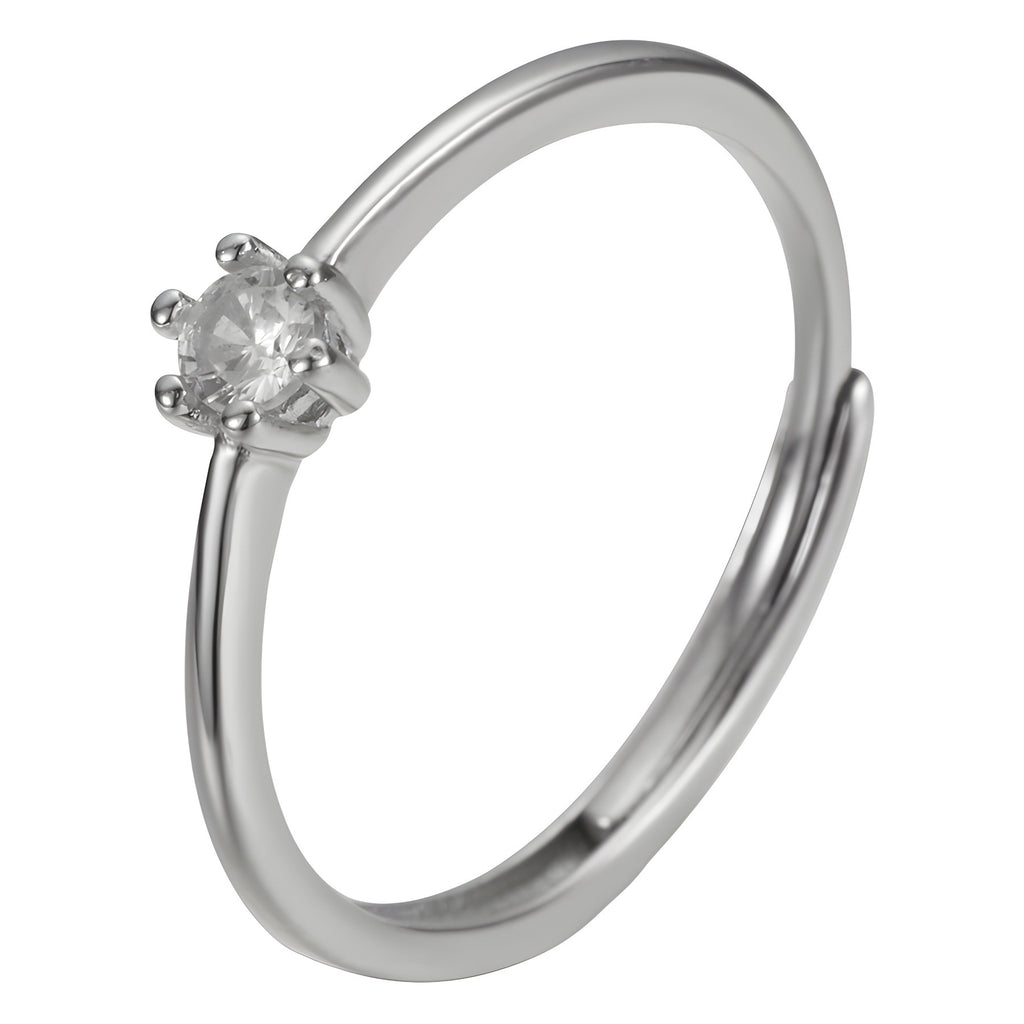 Damen zierlicher Ring mit funkelndem Zirkonia Shop Nory