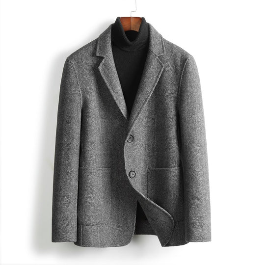 Herren Herringbone-Muster Blazer Shop Nory