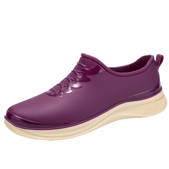 Herren Wasserdichter Slip‑On Gummisneaker mit stoßdämpfender Laufsohle und dezenter Schnüroptik Shop Nory