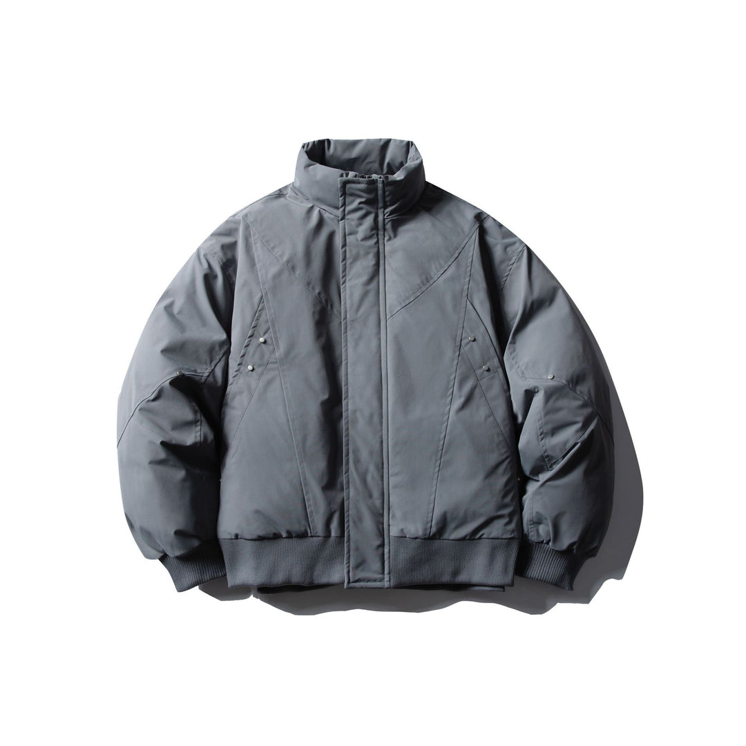 Herren Kurzboxy Thermo-Bomberjacke mit geometrischer Steppung und hohem Stehkragen Shop Nory