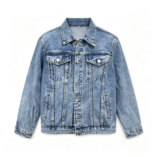 Herren Klassische Denimjacke mit modernen Akzenten Shop Nory