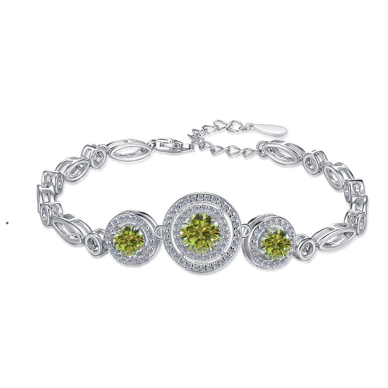 Damen elegantes Armband mit strahlenden Kristallen Shop Nory