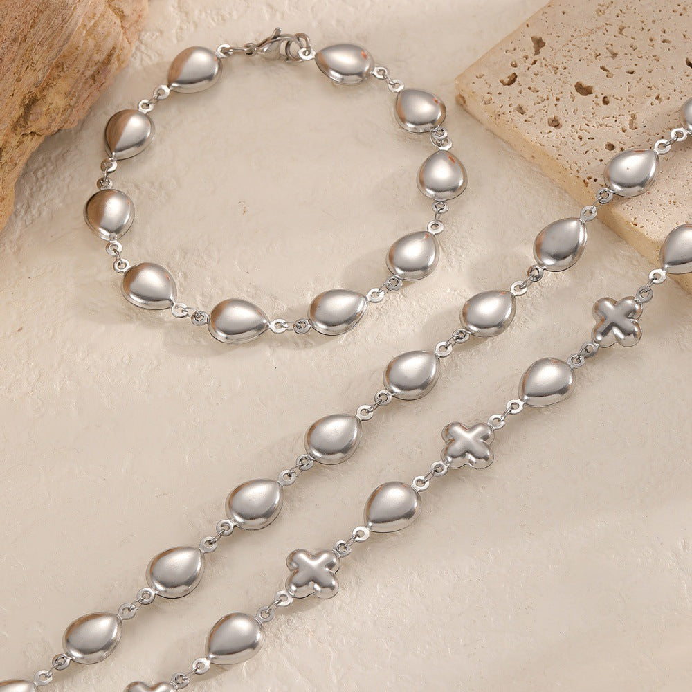 Damen Schmuckarmband mit eleganten Tropfenformen Shop Nory