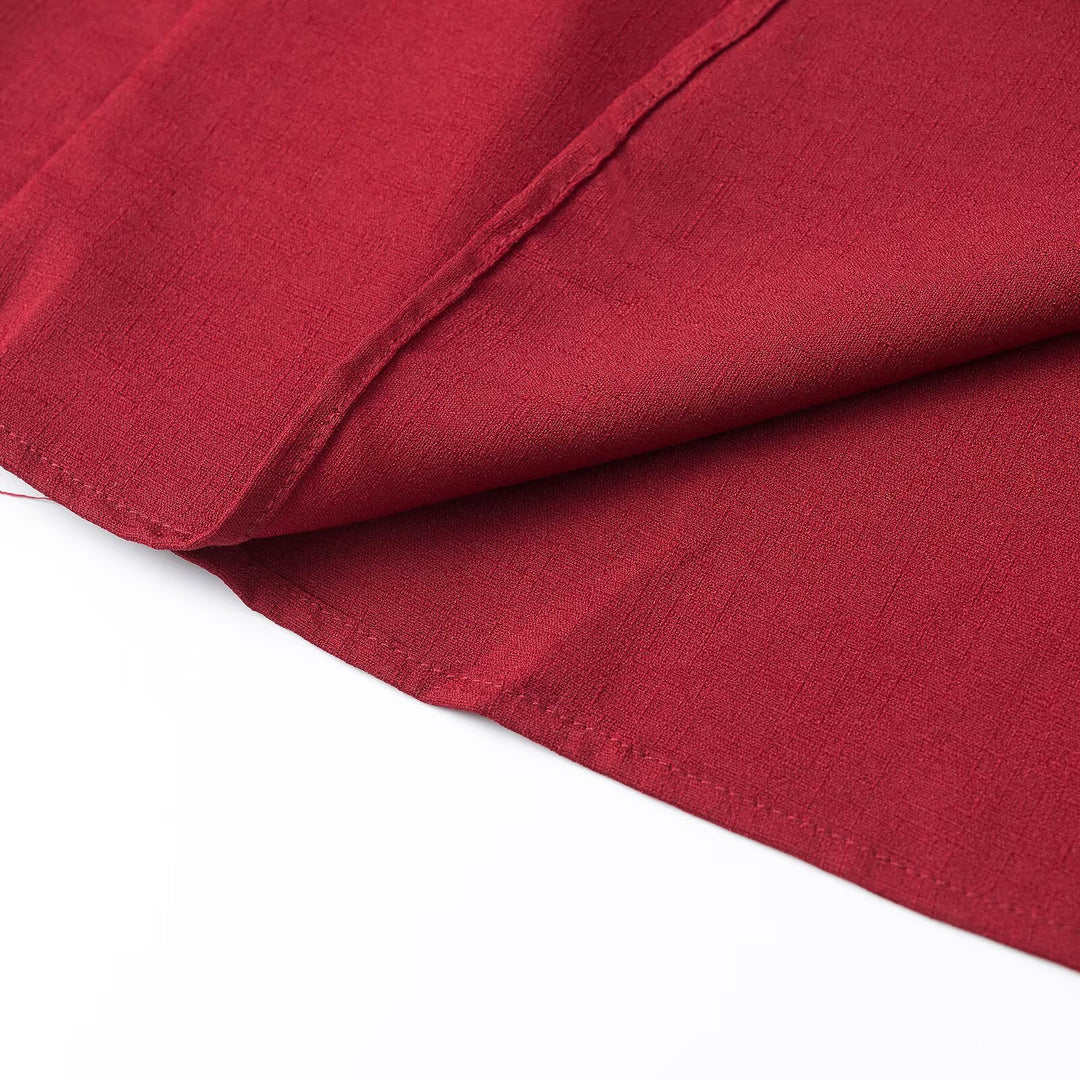Damen Ärmelloses Hemdblusenkleid mit Taillengürtel, Brusttaschen und Reverskragen Shop Nory