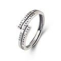 Damen Offener Ring mit motivierender Gravur Shop Nory
