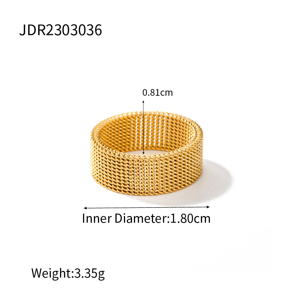 Damen Eleganter und stilvoller Mesh-Ring Shop Nory