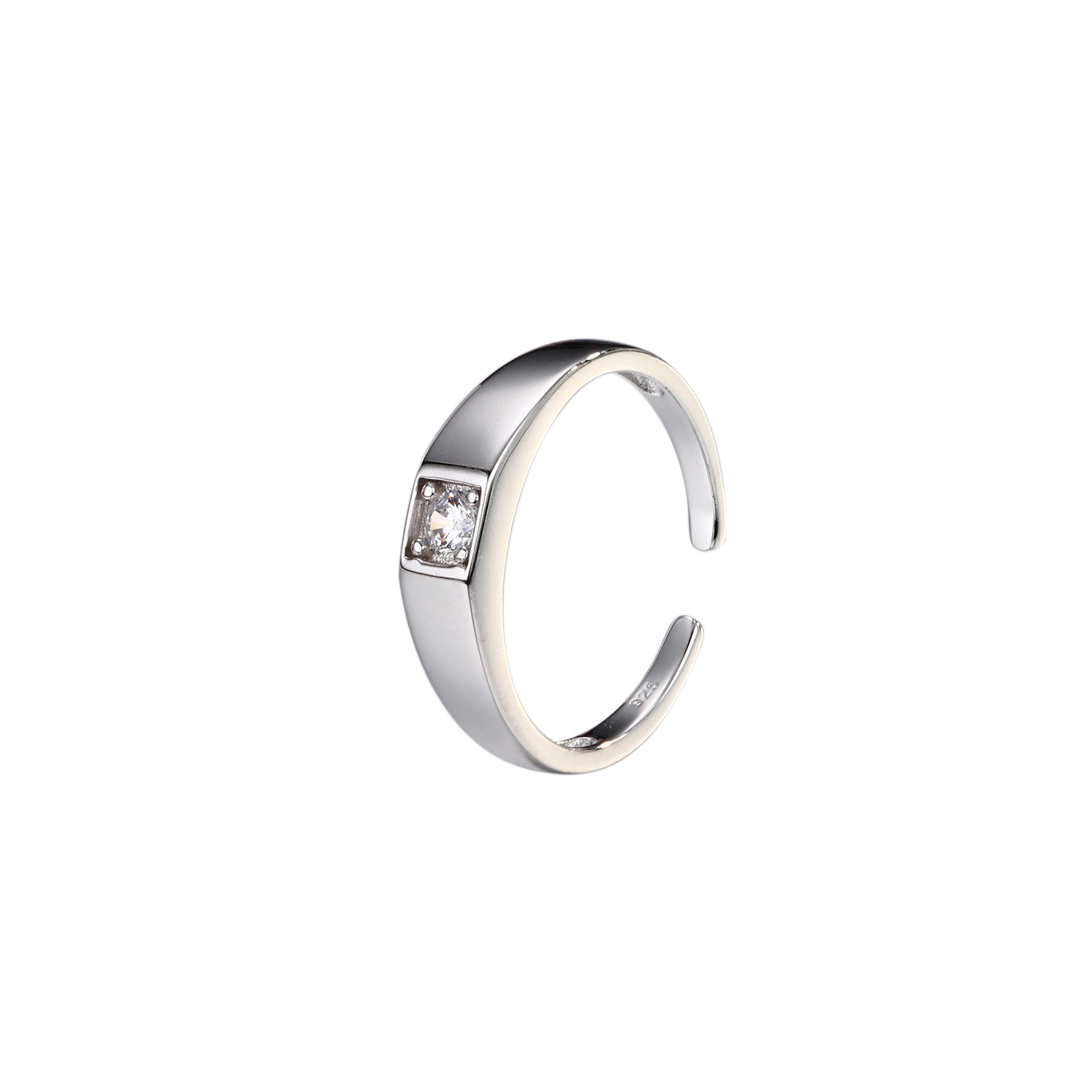 Damen Ring mit funkelndem Zirkonstein und modernem Design Shop Nory