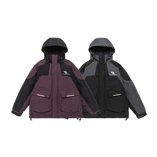 Herren Urbaner Tech-Parka mit Utility-Taschen, reflektierenden Details und verstellbarem Saum Shop Nory