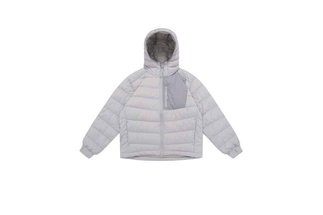 Herren Leicht wattierte Kapuzenjacke im Boxy‑Schnitt mit technischen Einsätzen Shop Nory