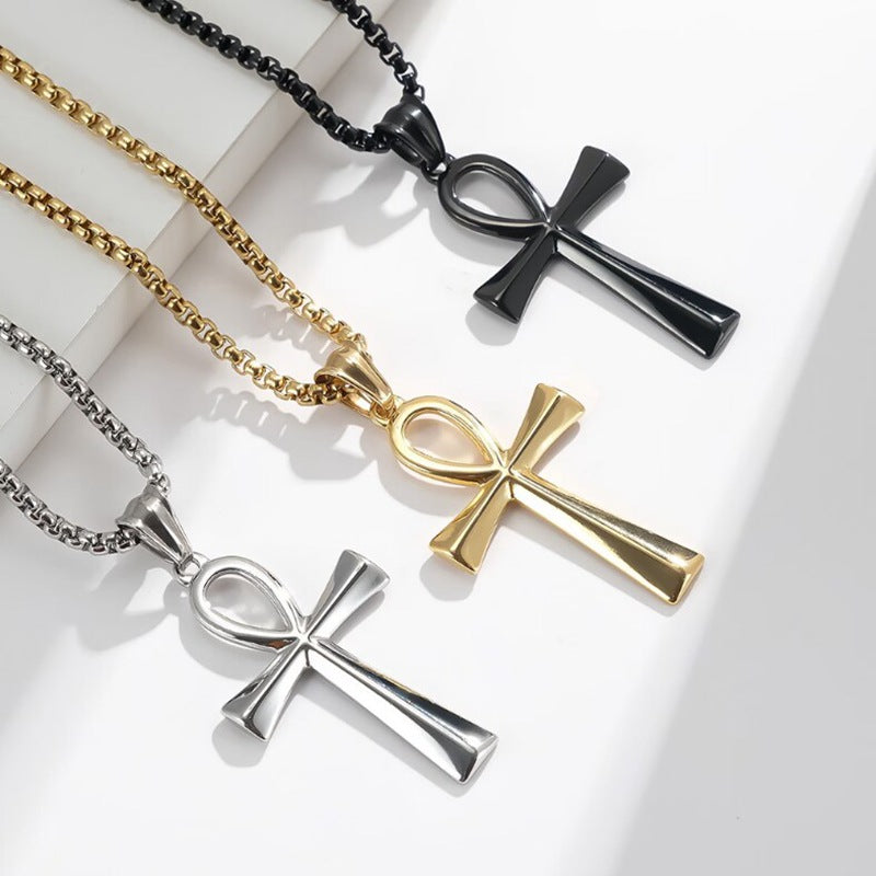 Damen Anhänger mit stilvollem Ankh-Design Shop Nory