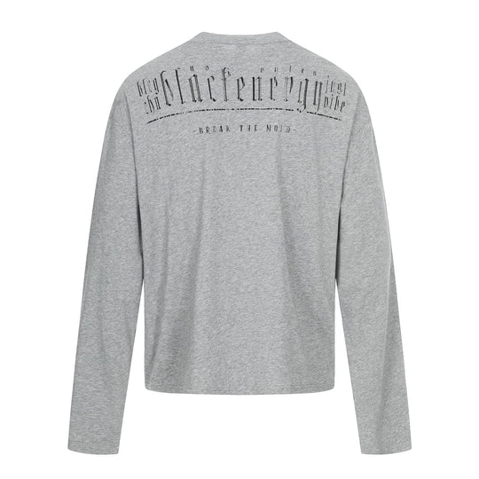Herren Langarm-Henleyshirt mit doppeltem Rundhalsausschnitt und Knopfleiste Shop Nory