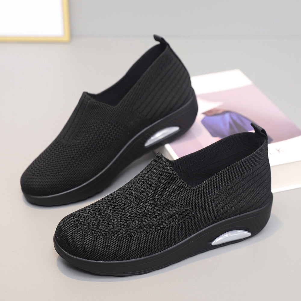 Damen Bequeme und luftige Slip-On Sneaker mit Dämpfungstechnologie