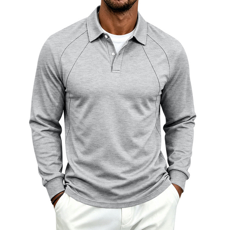 Herren Langarm-Poloshirt mit Raglannähten, Performance-Finish und sportlichem Kragen Shop Nory