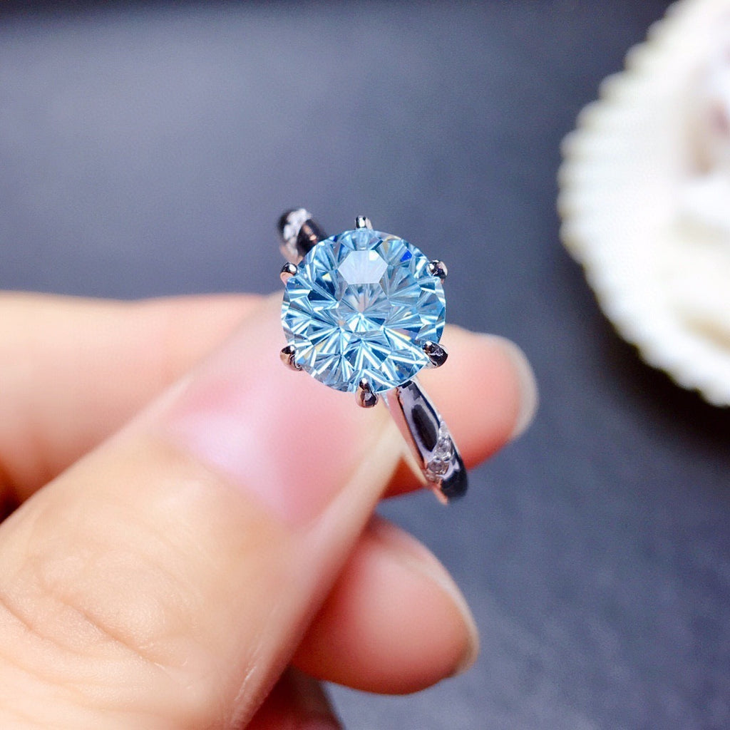 Damen Hochwertiger Schmuckring mit funkelndem Zirkonia Shop Nory