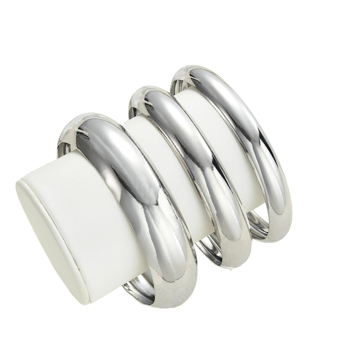 Damen Armreifen-Set mit geschwungenem und glänzendem Design Shop Nory