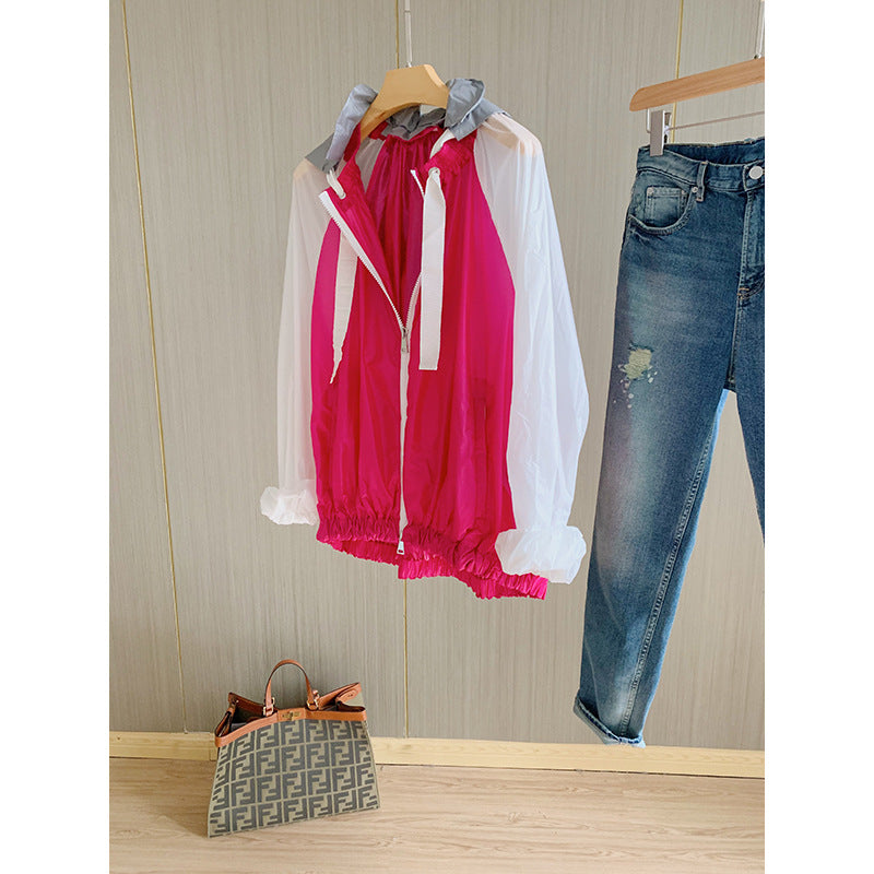 Damen Sportliche Übergangsjacke mit Kapuze Shop Nory