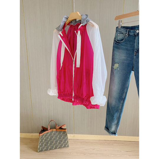 Damen Sportliche Übergangsjacke mit Kapuze Shop Nory