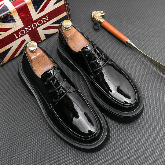 Herren Elegante Schnürschuhe mit stabiler Profilsohle und klassischem Design