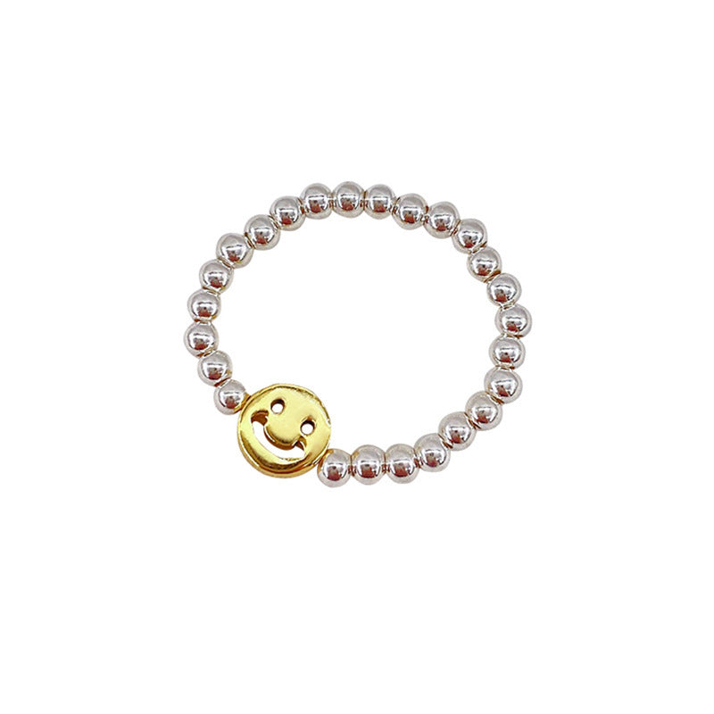 Damen Offener Ring mit modernem Wellenmuster Shop Nory