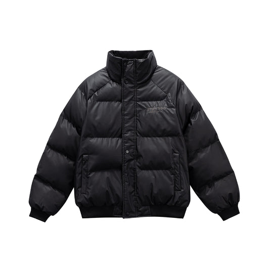 Damen Oversize gesteppte Steppjacke mit hohem Stehkragen und Rippbündchen Shop Nory