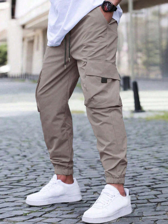 Herren technische Travel-Joggerhose mit integriertem Sicherheitsfach elastischem Tunnelzugbund und wasserabweisender Beschichtung Shop Nory