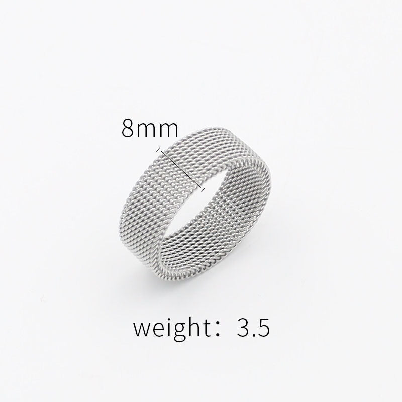 Damen eleganter Mesh-Ring Shop Nory