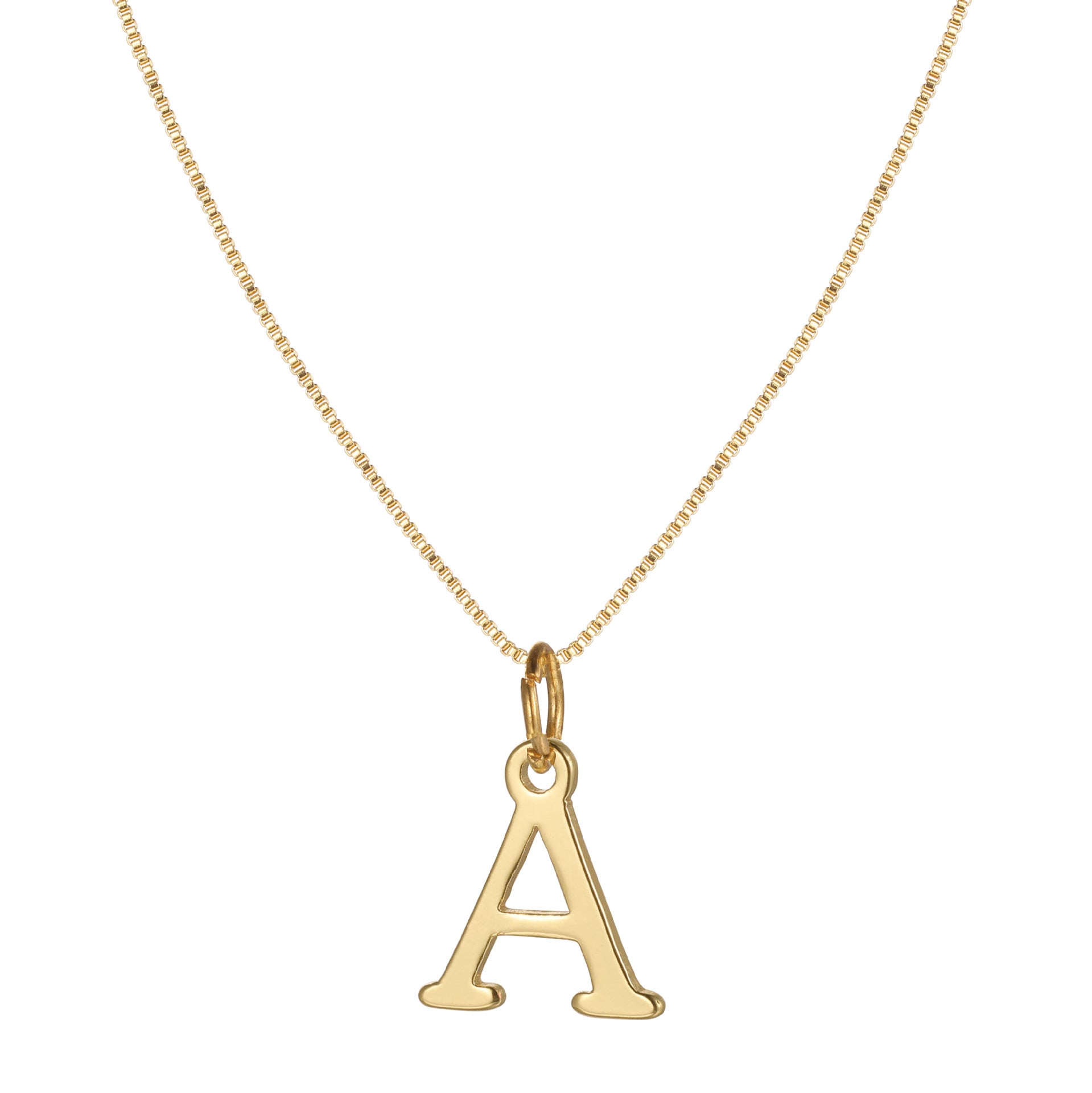 Damen Halskette mit modischem Initial-Anhänger in elegantem Design Shop Nory